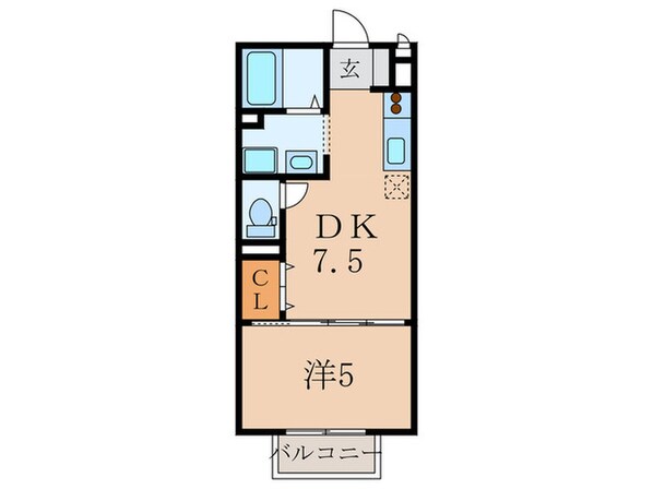 サンボナ－ルの物件間取画像